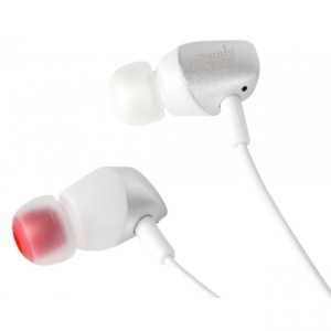 Наушники Moshi Mythro Earbuds with Mic and Strap Jet Silver for iPad/iPhone/iPod (99MO035204)