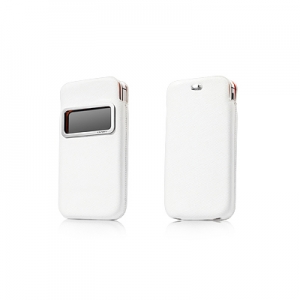  Capdase Smart Pocket Case ID Luxe White/Orange for iPhone 4/4S (DPIH4S-H227)