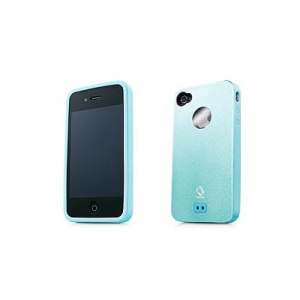  Capdase Alumor Metal Case Jacket Elli Light Blue/Light Blue for iPhone 4/4S (MTIH4S-51CC)