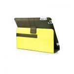 Capdase Protective Case Folio Canvas Green/Yellow for iPad 2 (SLAPIPAD2-P36E)