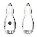 dPL USB Car Charger Powerfull Multi-Voltage Mercedes White/Silver