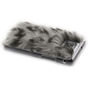  ION Fur Cover Grey Leopard for Samsung Galaxy S II i9100