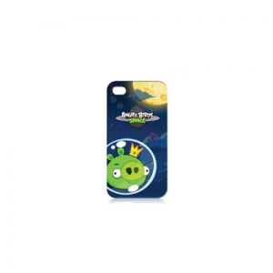 Чехол Angry Birds Protective Case Space King Pig Green for iPhone 4/4S (ICAS418G)