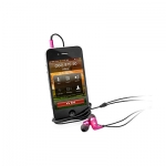 Capdase Hands-free Earphone TK-905-S STEREO Pink/Black for iPad/iPhone/iPod/Smartphone (HFIH4-ET41)