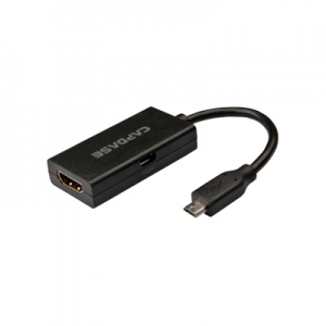  Capdase MHL Adapter Micro USB to HDMI Black for Smartphone (AV00-MA01)