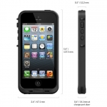 Let`s Go! LifeProof Case Water/Dirt/Snow/Shock Proof BLACK for iPhone 5/5S