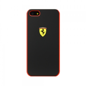  CG Mobile Ferrari Hard Case Scuderia Collection Black for iPhone 5/5S (FESCHCP5BL)