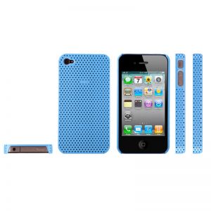  Perforated Snap Case for iPhone 4 Blue