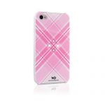 White Diamonds Grid Pink for iPhone 4/4S (1110GRI41)