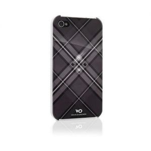  White Diamonds Grid Black for iPhone 4/4S (1110GRI6)