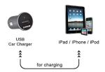 Capdase USB Car Charger Pico Plus Titanium/Black (2.1 A) for iPhone/iPod/iPad mini/iPad (CACB-PPT1)