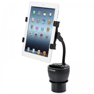  Capdase Car Cup Holder Charger PowerCup Tab-X Mount Black (3.1 A) for iPad/Tablet (CAAPIPAD-CT01)