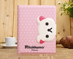 Disney Faith Leather Case Pink/Dotted with Bear for iPad 2/3/4