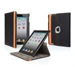 Cygnett Rotating Armour Case Stand Black/Orange for iPad 2 (CY0385CIROT)