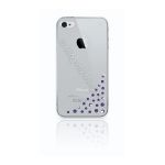 Bling My Thing Diffusion Case Purple Velvet Clear for iPhone 4 (11-00-1-07)