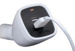 Capdase Dual USB Car Charger Joystick White (1 A) for iPhone/iPod/Smartphone (CAII-DJ02 )