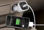 Capdase Dual USB Car Charger Joystick White (1 A) for iPhone/iPod/Smartphone (CAII-DJ02 )