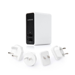  Capdase Dual USB Power Adapter Ampo R2 White (3.1 A) for iPhone/iPod/iPad mini/iPad (ADCB-AR02)