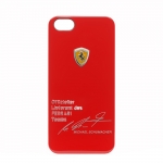 Ferrari Design Michael Schumacher Hard Case Red for iPhone 5/5S