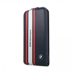 CG Mobile BMW Flap Case Shiny Finish Navy for iPhone 5/5S (BMFLP5SN)