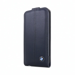 CG Mobile BMW Leather Flap Case Navy for iPhone 5/5S (BMFLP5LN)