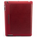 Ozaki iCoat Slim-Y Red/Red for iPad 4/iPad 3/iPad 2 (IC501RD/RD)