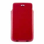 Capdase Smart Pocket Case ID Value Set Solid Red/Red for iPhone 4/4S (DPIH4S-V599)