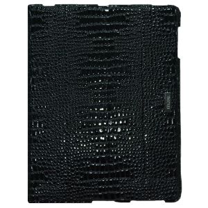  More Safara Classic Lx Crocodile Black for New iPad/iPad 2 (AP15-009BLK)