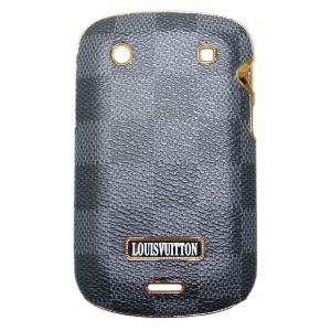  Louis Vuitton Square Hard Case Black/Grey for BlackBerry Bold 9900