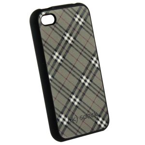  Fitted Burberry Black for iPhone 4