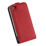 Ferrari Leather Flap Case California Collection Red/Black for iPhone 4/4S (FECFFL4R)