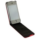 Ferrari Leather Flap Case California Collection Red/Black for iPhone 4/4S (FECFFL4R)