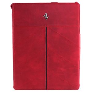  CG Mobile Ferrari Leather Folio Case California Collection Red/Black for iPad 4/iPad 3 (FECFIP2R)