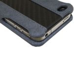 ION Carbon Fiber Velvet Shell Grey for iPhone 4 (i869- FGY001)