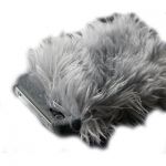 ION Monster Fur Cover Schnauzer Grey for iPhone 4/4S (i948-FUR016)