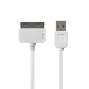  Incipio 2M USB Cable White for iPad/iPhone/iPod (INC-IP612)