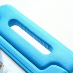 iPlastic Stand Case Kid Shell Blue for iPad2/3/4