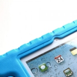 iPlastic Stand Case Kid Shell Blue for iPad2/3/4