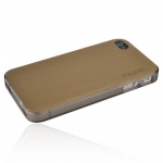 Incipio Metal Case with Polycarbonate Frame Le Deux Gold/Transl.Mercury for iPhone 4/4S (INC-IPH683)