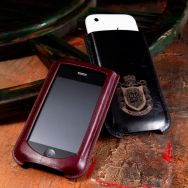 MacLove Leather Case Lucca Wine Red for iPhone 4/4S (ML41203)