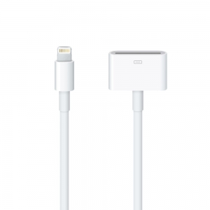  Apple Lightning to 30-pin Adapter (0.2 m) (MD824)