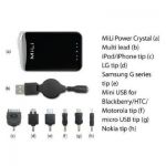 Mili Power Crystal 2000 mAh Black for iPhone/iPod/Mobile (HB-A10)