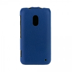 Melkco Leather Case Jacka Dark Blue for Nokia Lumia 620 (NKLU62LCJT1DBLC)