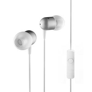 Наушники Nocs NS200 Aluminum Universal  Earphones with Remote and Mic White (NS200U-002)