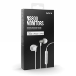 Nocs NS800 Monitors Stainless steel iOS with Remote and Mic White (NS800-002)