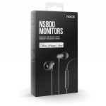 Nocs NS800 Monitors Stainless steel iOS with Remote and Mic Black (NS800-001)