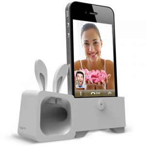  Ozaki O! Music Zoo Rabbit Grey for iPhone 4/4S (OM926RA)