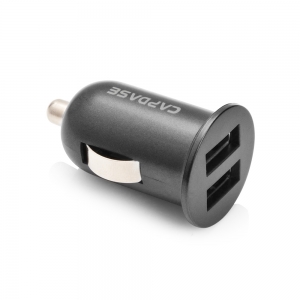  Capdase Dual USB Car Charger&Cable Pico F2S Black (2.1 A) for Smartphone/Tablet (TKSGN8000-PS01)