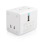 Capdase Power Travel Adapter BlockOne White (2.1 A) for iPhone/iPod/iPad mini/iPad (ADCB-T002)