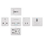 Capdase Power Travel Adapter BlockOne White (2.1 A) for iPhone/iPod/iPad mini/iPad (ADCB-T002)